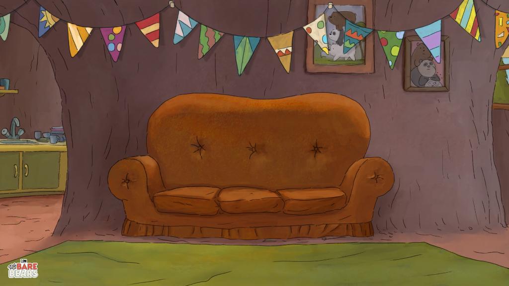 Bears’ Cozy Tree Cave Sofa