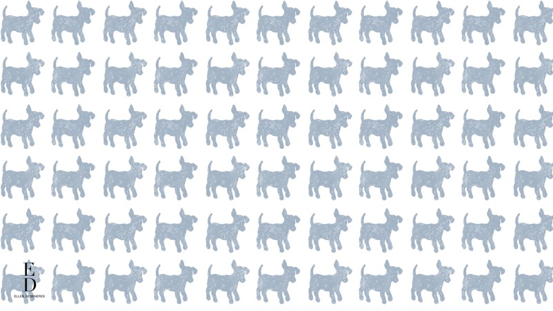 Elegant Blue Elephant Parade