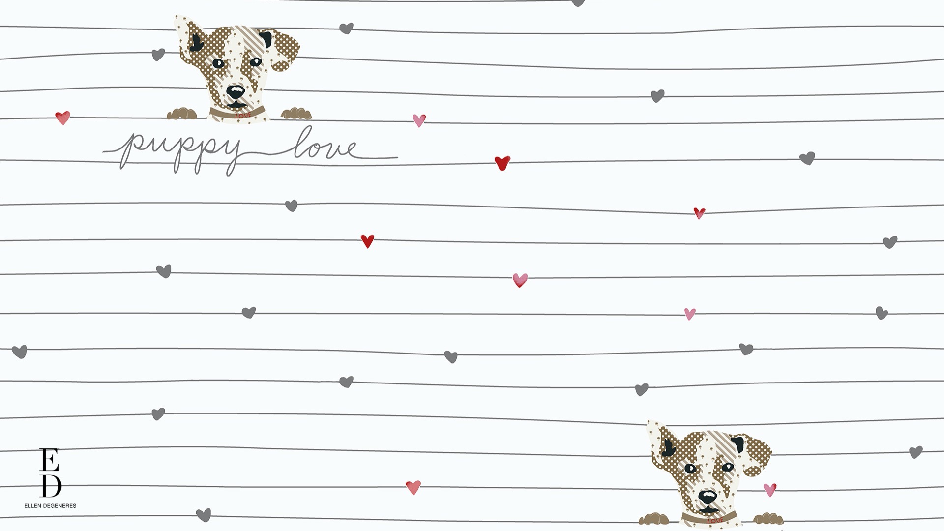 Playful Pups & Hearts